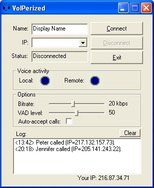 VoIPerized Screenshot